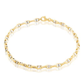 Bracelet Carlo Maille Marine Ronde Or Bicolore - Bracelets chaîne Homme | Histoire d’Or