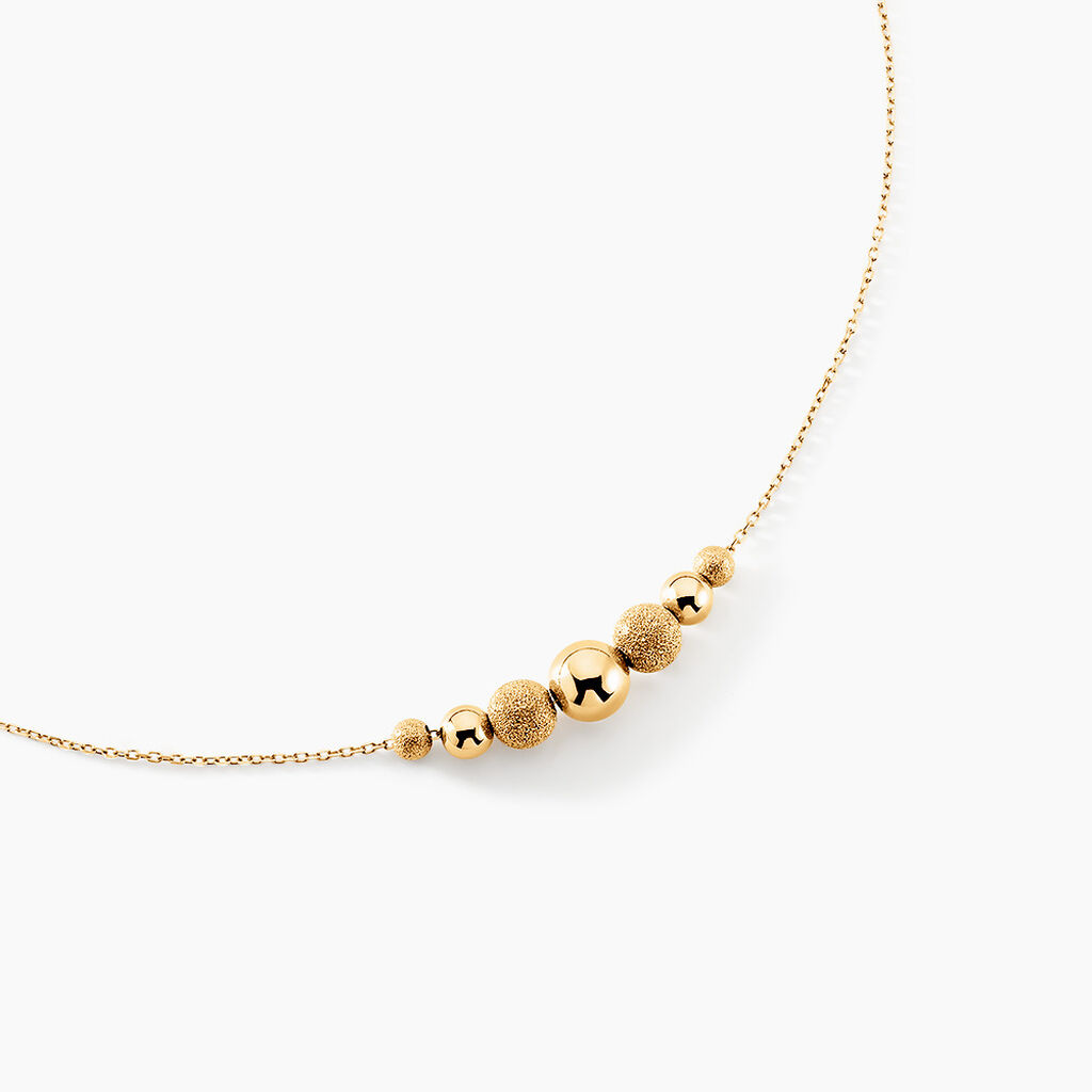 Collier Brooks Or Jaune - Colliers Femme | Histoire d&rsquo;Or