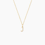 Pendentif Klementine Lettre J Or Jaune Oxyde - Pendentifs Famille | Histoire d&rsquo;Or