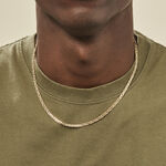 Collier Capucin Or Jaune Maille Marine Plate - Chaines Homme | Histoire d&rsquo;Or