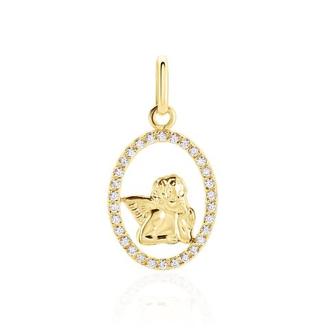 Pendentif Engin Or Jaune Oxyde De Zirconium - Pendentifs Communion Femme | Histoire d’Or
