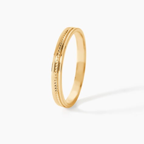 Alliance Perlee Or Jaune - Alliances Famille | Histoire d&rsquo;Or