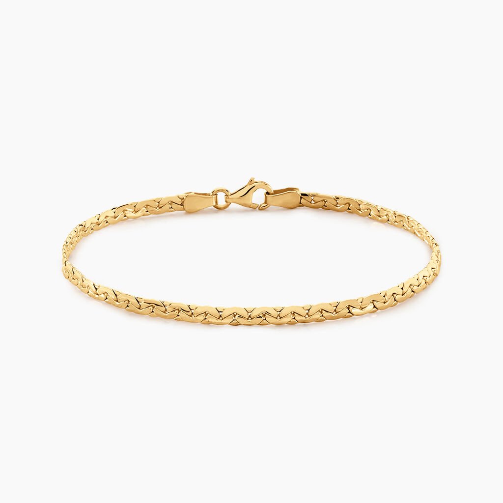 Bracelet Ivy Maille Haricot Or Jaune - Bracelets chaîne Femme | Histoire d’Or