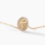 Collier Dixie Plaqu&eacute; Or Dor&eacute; Oxyde De Zirconium - Colliers fantaisie Femme | Histoire d&rsquo;Or