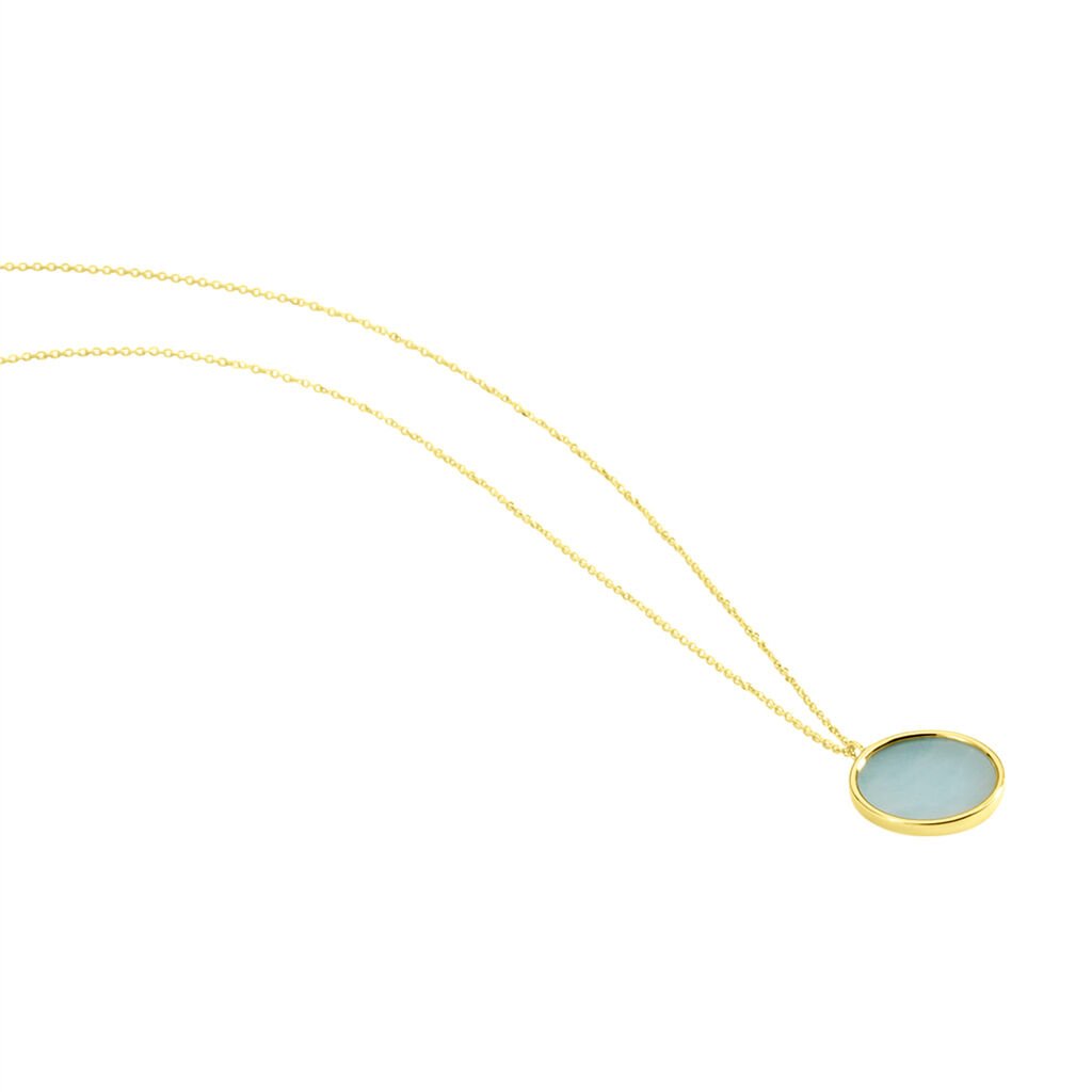 Collier Or Jaune Florica Amazonite - Colliers Femme | Histoire d’Or