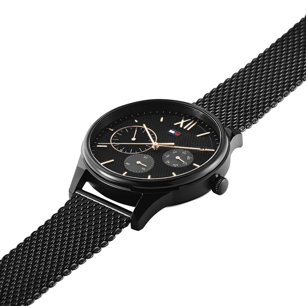 Montre Tommy Hilfiger Damon Noir - Montres Homme | Histoire d’Or