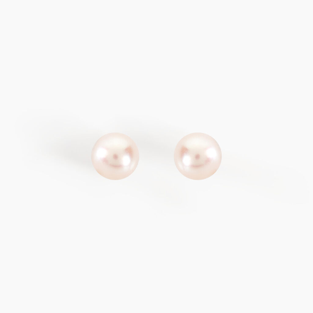 Boucles D'oreilles Suki Or Jaune Perle De Culture - Clous d'oreilles Famille | Histoire d’Or