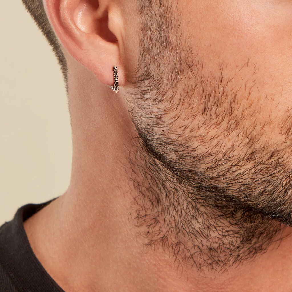 Créole Unitaire Trygve Or Jaune Oxyde De Zirconium - Boucles d'oreilles créoles Famille | Histoire d’Or