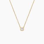 Collier Francine Argent Dor&eacute; A L'Or 750/1000 Oxyde De Zirconium - Colliers Femme | Histoire d&rsquo;Or