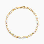 Bracelet Or Bicolore Danae - Bracelets Homme | Histoire d&rsquo;Or