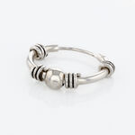 Cr&eacute;ole Unitaire Ian Argent Blanc - Piercings d'oreilles Homme | Histoire d&rsquo;Or