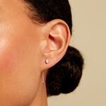 Boucles D'Oreilles Pendantes Harmonie Plaque Or Jaune Oxyde De Zirconium - Boucles d'oreilles fantaisie Femme | Histoire d&rsquo;Or