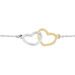 Bracelet Argent Bicolore Fethi - Bracelets Coeur Femme | Histoire d’Or