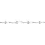 Bracelet Coliane Argent Blanc Oxyde De Zirconium - Bracelets Femme | Histoire d&rsquo;Or