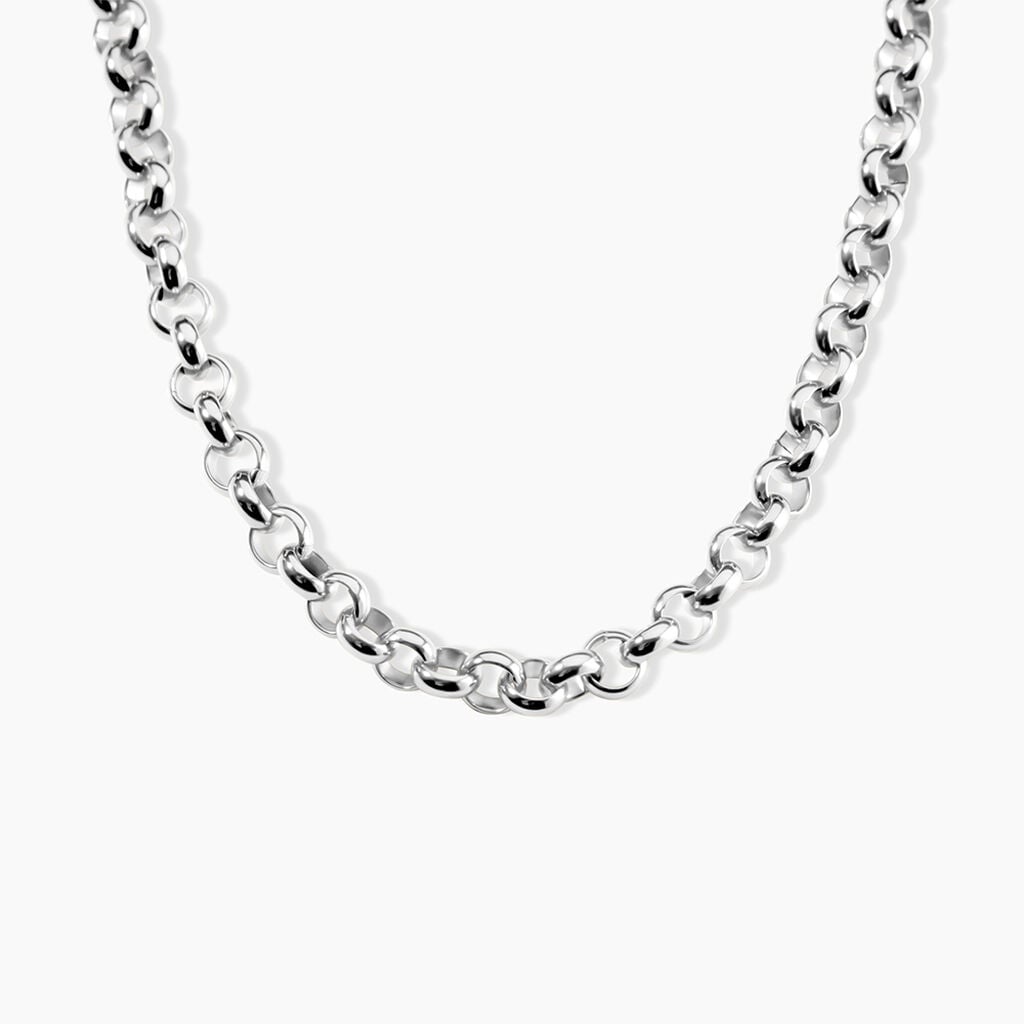 Collier Dionyse Acier Blanc - Chaines Femme | Histoire d&rsquo;Or