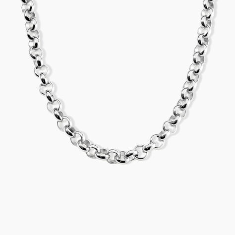 Collier Dionyse Acier Blanc - Chaines Femme | Histoire d&rsquo;Or