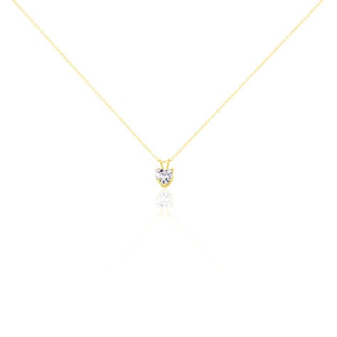 Collier Aodren Or Jaune Oxyde De Zirconium - Colliers Famille | Histoire d’Or