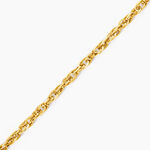 Bracelet Lady Code Acier Jaune - Bracelets cha&icirc;ne Femme | Histoire d&rsquo;Or