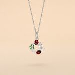 Collier Eliniane Argent Blanc Oxyde De Zirconium - Colliers fantaisie Femme | Histoire d&rsquo;Or