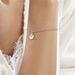 Bracelet Argent Blanc Euthalia - Bracelets Femme | Histoire d’Or