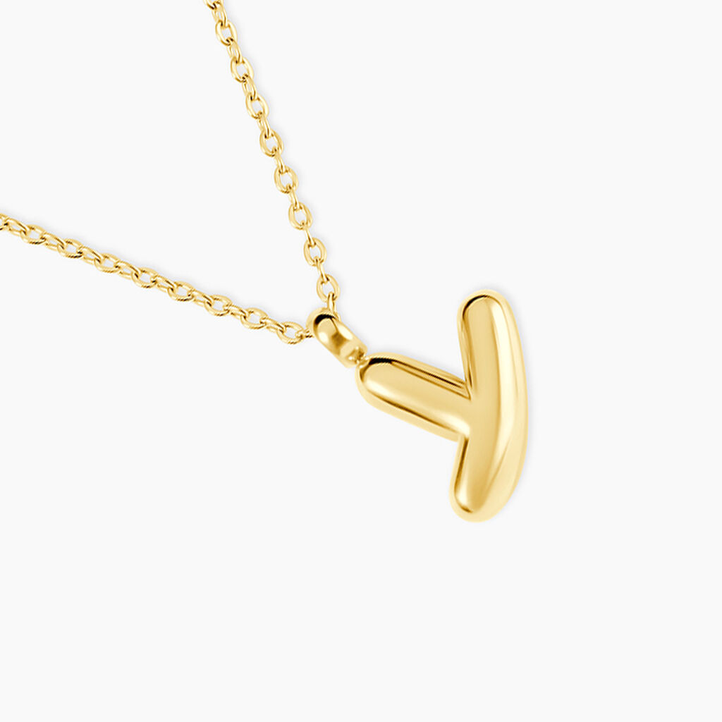 Collier Feliciane Acier Dor&eacute; - Colliers fantaisie Femme | Histoire d&rsquo;Or