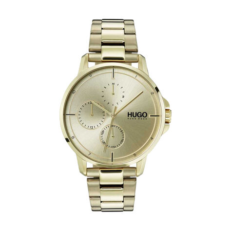 Montre Hugo Focus Champagne - Montres Homme | Histoire d’Or