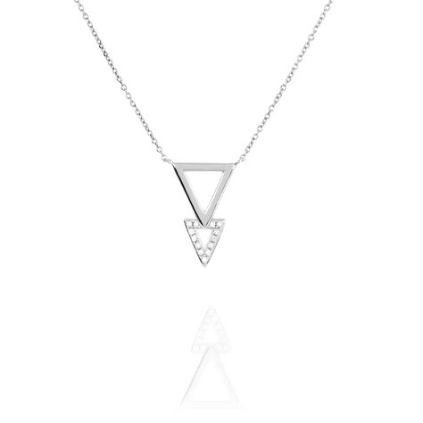 Collier Joy Or Blanc Diamant - Colliers Femme | Histoire d’Or