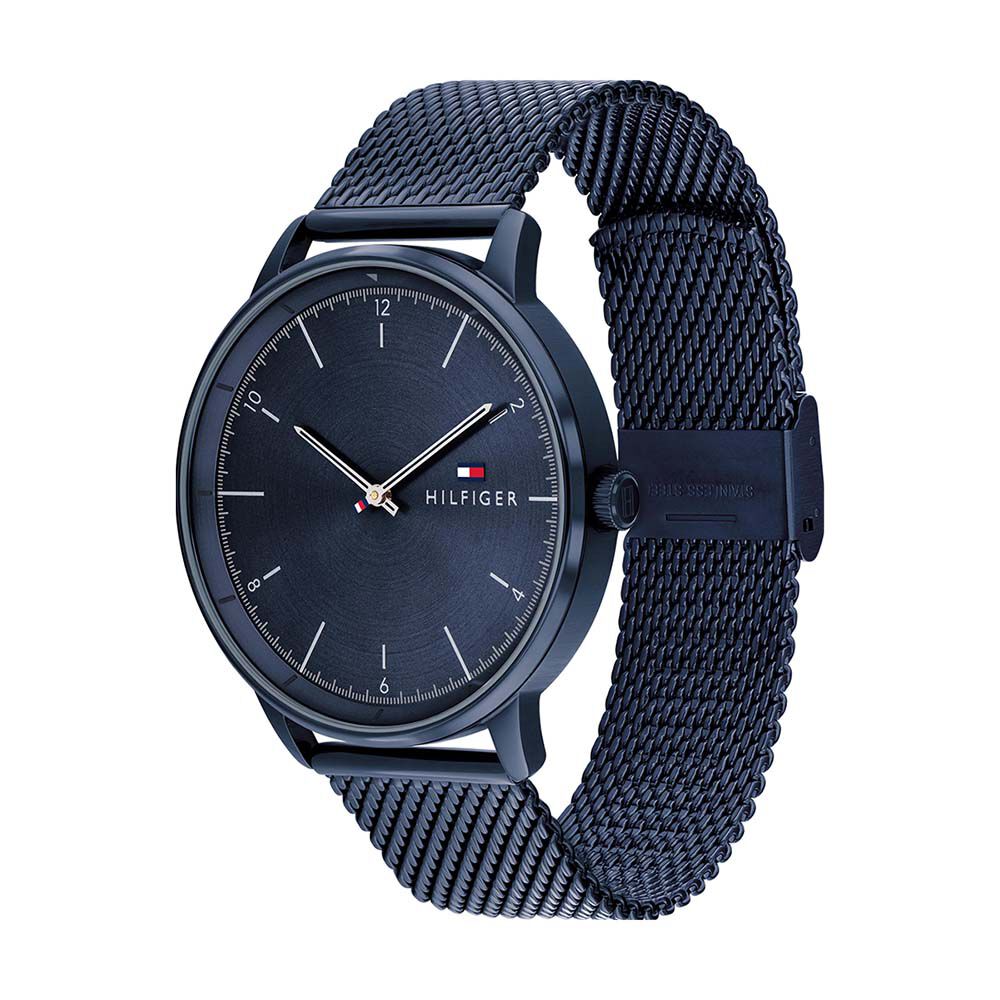 Montres Tommy Hilfiger 1791841 Acier Bleu Ronde - HIMHEQB8670 • Histoire  d'Or