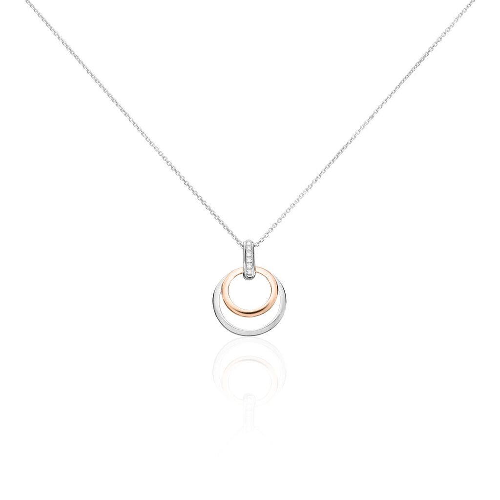 Collier Eloisia Or Bicolore Diamant