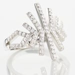 Bague Neli Argent Blanc Oxyde De Zirconium - Bagues avec pierre Femme | Histoire d&rsquo;Or
