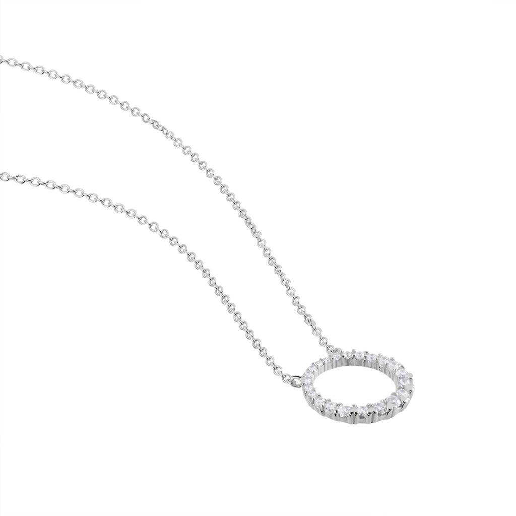 Collier Elaïs Argent Blanc Oxyde De Zirconium - Colliers fantaisie Femme | Histoire d’Or