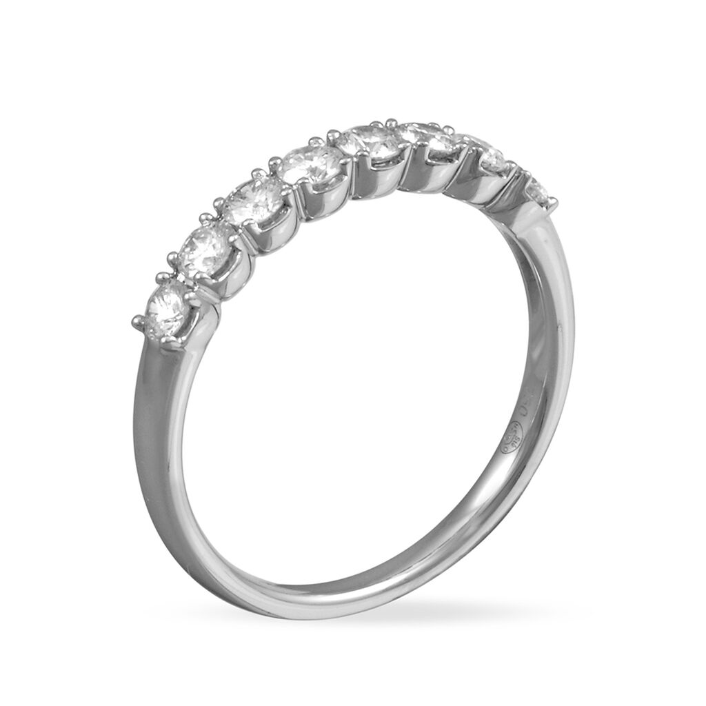 Alliance Eloise Or Blanc Diamant - Alliances Femme | Histoire d’Or