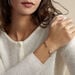 Bracelet Jonc Argent Blanc Bee Good Oxyde De Zirconium - Bracelets joncs Femme | Histoire d’Or