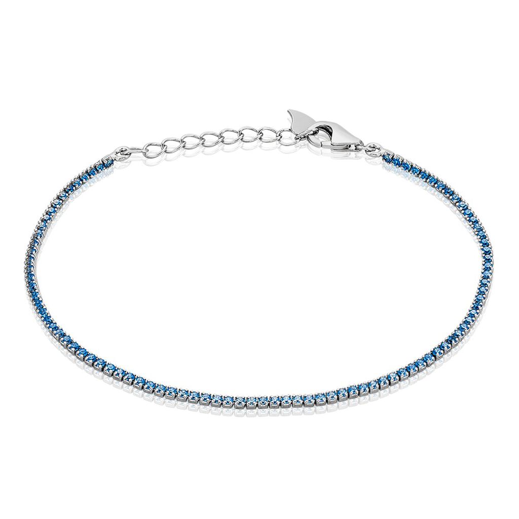 Bracelet Pierrette Argent Blanc Oxyde De Zirconium - Bracelets fantaisie Femme | Histoire d’Or