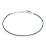 Bracelet Pierrette Argent Blanc Oxyde De Zirconium