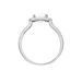 Bague Adrienne Or Blanc Oxyde De Zirconium - Bagues solitaires Femme | Histoire d’Or