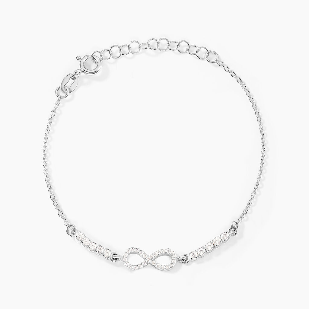 Bracelet Syliana Argent Blanc Oxyde De Zirconium - Bracelets Femme | Histoire d&rsquo;Or