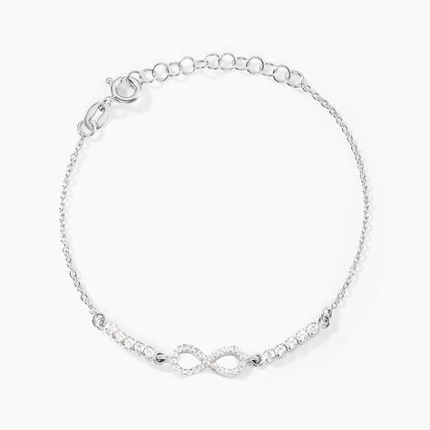 Bracelet Syliana Argent Blanc Oxyde De Zirconium - Bracelets Femme | Histoire d&rsquo;Or