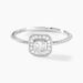 Bague Micarla Argent Blanc Oxyde De Zirconium - Bagues solitaires Femme | Histoire d’Or
