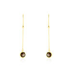 Boucles D'oreilles Pendantes Arenale Or Jaune Quartz - Boucles d'oreilles pendantes Femme | Histoire d&rsquo;Or