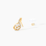 Boucles D'oreilles Pendantes Evana Or Jaune Oxyde De Zirconium - Boucles d'oreilles pendantes Femme | Histoire d&rsquo;Or