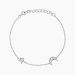Bracelet Theoline Argent Blanc Oxyde De Zirconium - Bracelets Femme | Histoire d&rsquo;Or