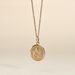 Pendentif Ange Rond Or Jaune - Pendentifs Baptême Famille | Histoire d’Or