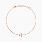 Bracelet Lorena Argent Rose Oxyde De Zirconium - Bracelets Femme | Histoire d&rsquo;Or