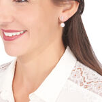 Bijoux D'oreilles Norah Or Jaune Perle De Culture Et Oxyde - Ear cuffs Femme | Histoire d&rsquo;Or