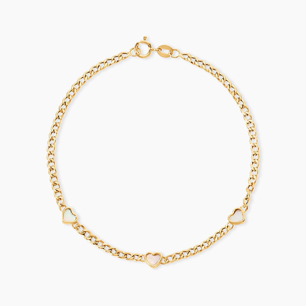 Bracelet Sweetheart Or Jaune Nacre - Bracelets Femme | Histoire d&rsquo;Or