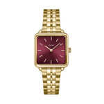 Montre Cluse La T&eacute;tragone Cerise - Montres Femme | Histoire d&rsquo;Or