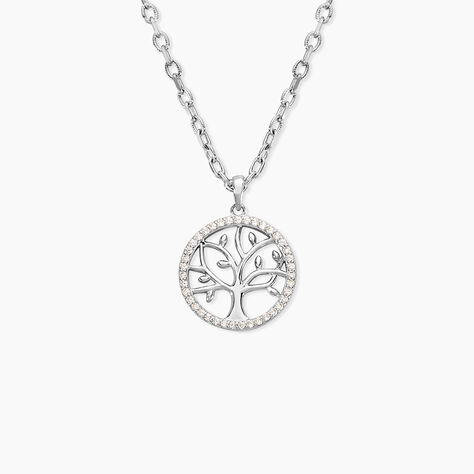 Collier Argent Urcisse Oxydes De Zirconium - Colliers Femme | Histoire d&rsquo;Or