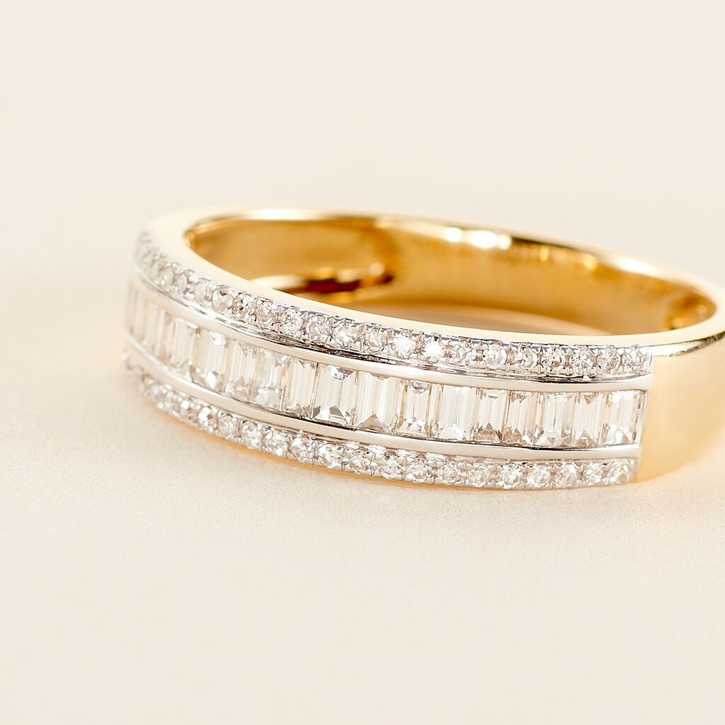 Bague Eugenie Or Jaune Diamant - Alliances Femme | Histoire d’Or
