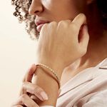 Bracelet Jonc Shiny Diamante Or Jaune - Bracelets joncs Femme | Histoire d&rsquo;Or